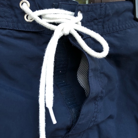 J. Crew Navy Blue Boardshorts Swim Trunks 35 - Picture 3 of 9